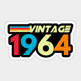 Vintage 1964 Colorful | Classic 1964 Sticker